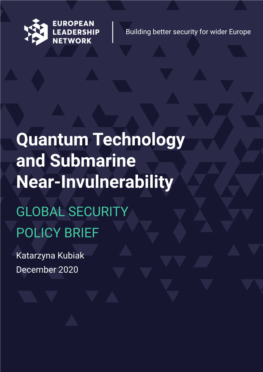 Quantum Technology and Submarine Near-Invulnerability