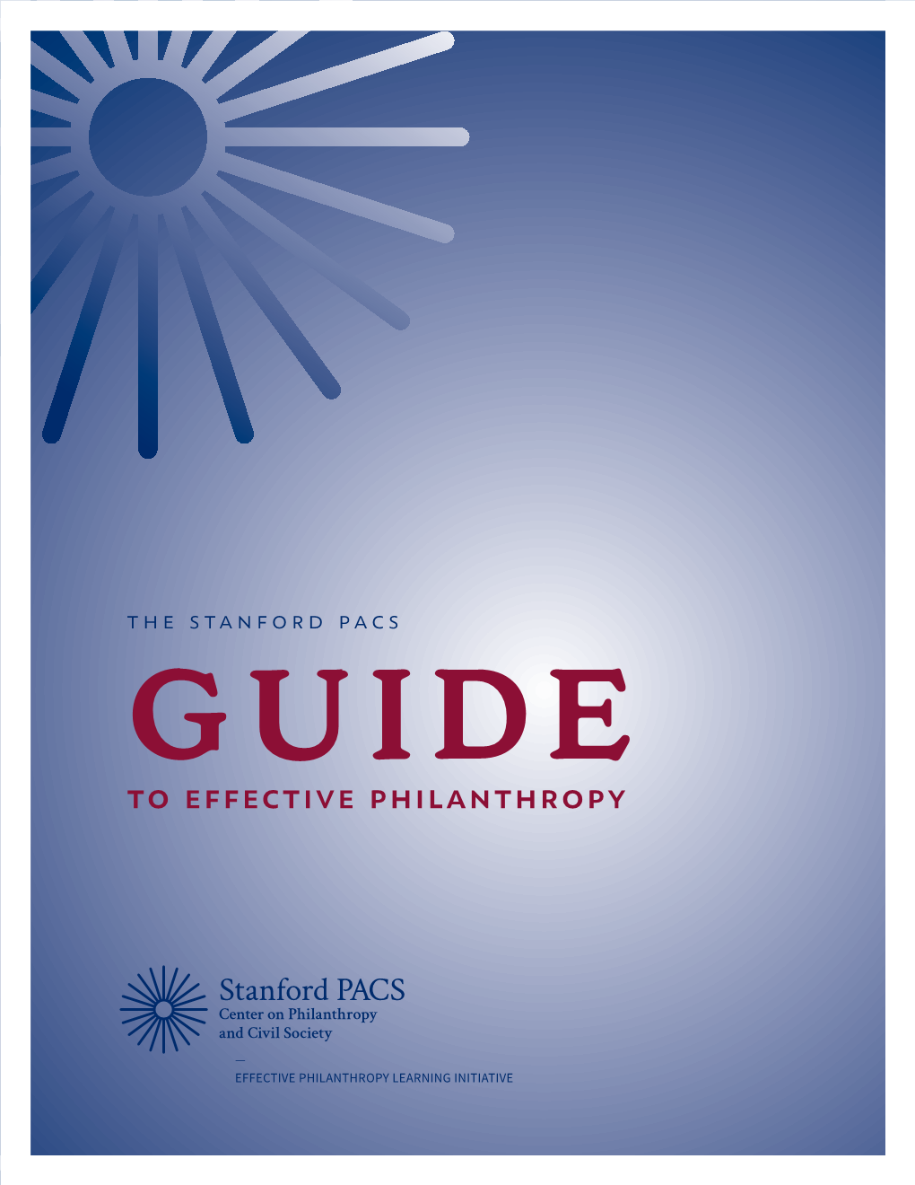 To Effective Philanthropy