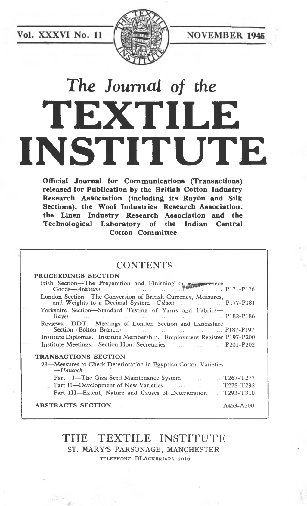 Textile Institute