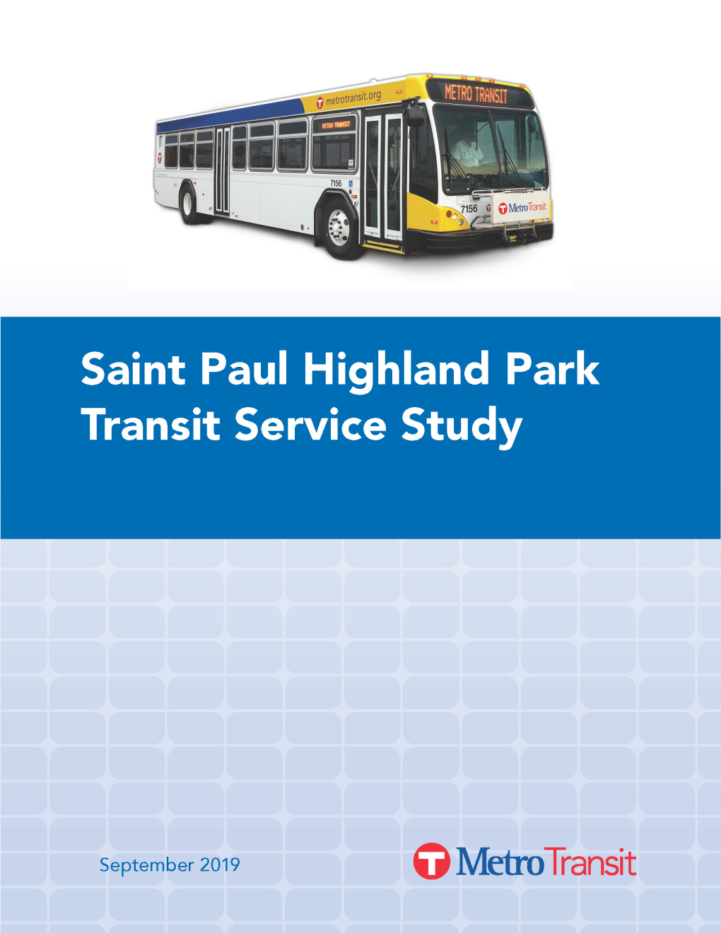 Highland Park Transit Service Study