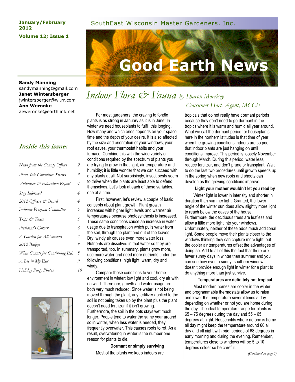 Good Earth News