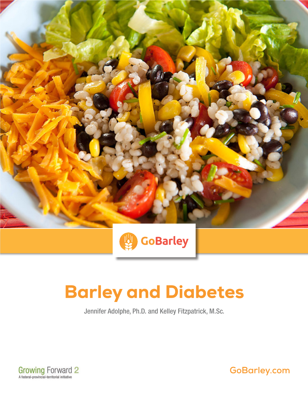 Barley and Diabetes Jennifer Adolphe, Ph.D