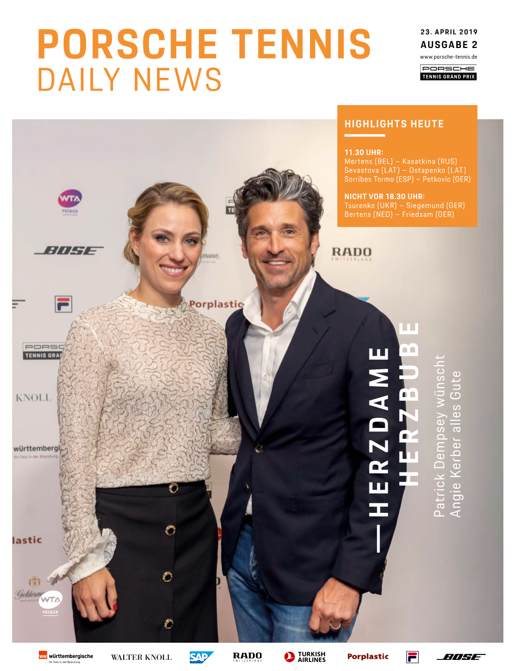 Porsche Tennis Daily News