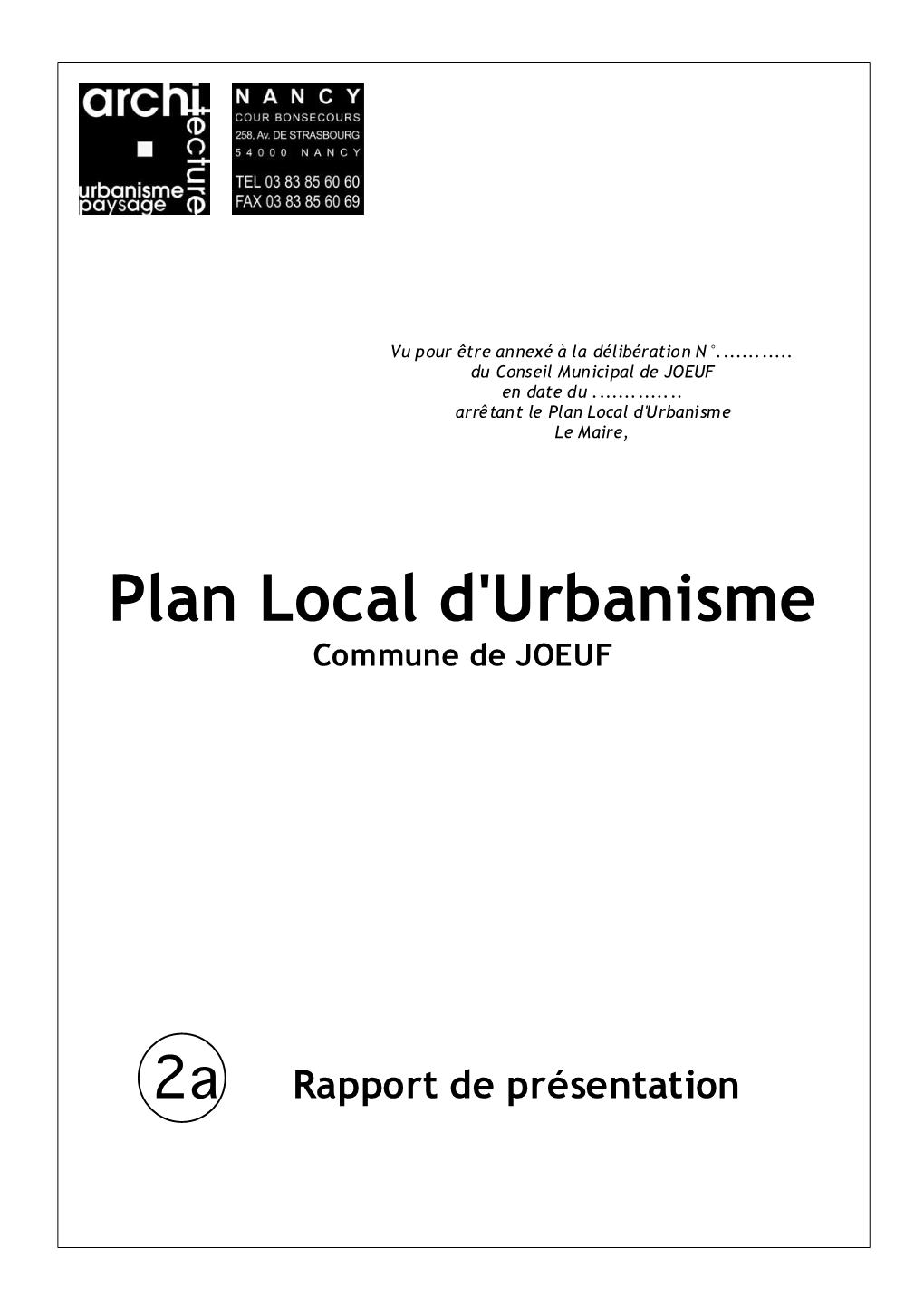 Plan Local D'urbanisme Le Maire