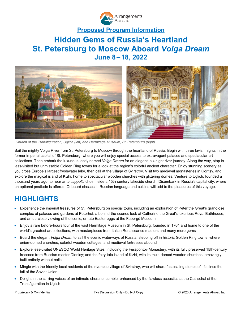 Hidden Gems of Russia's Heartland St. Petersburg to Moscow