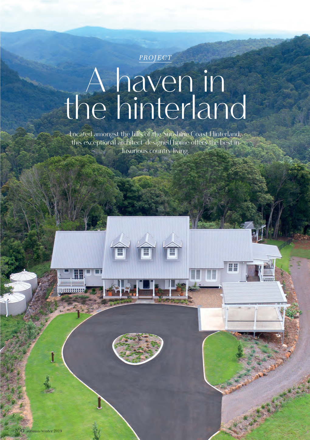 Located Amongst the Hills of the Sunshine Coast Hinterland, This Exceptional Architect-Designed Home Offers the Best in Luxurious Country Living