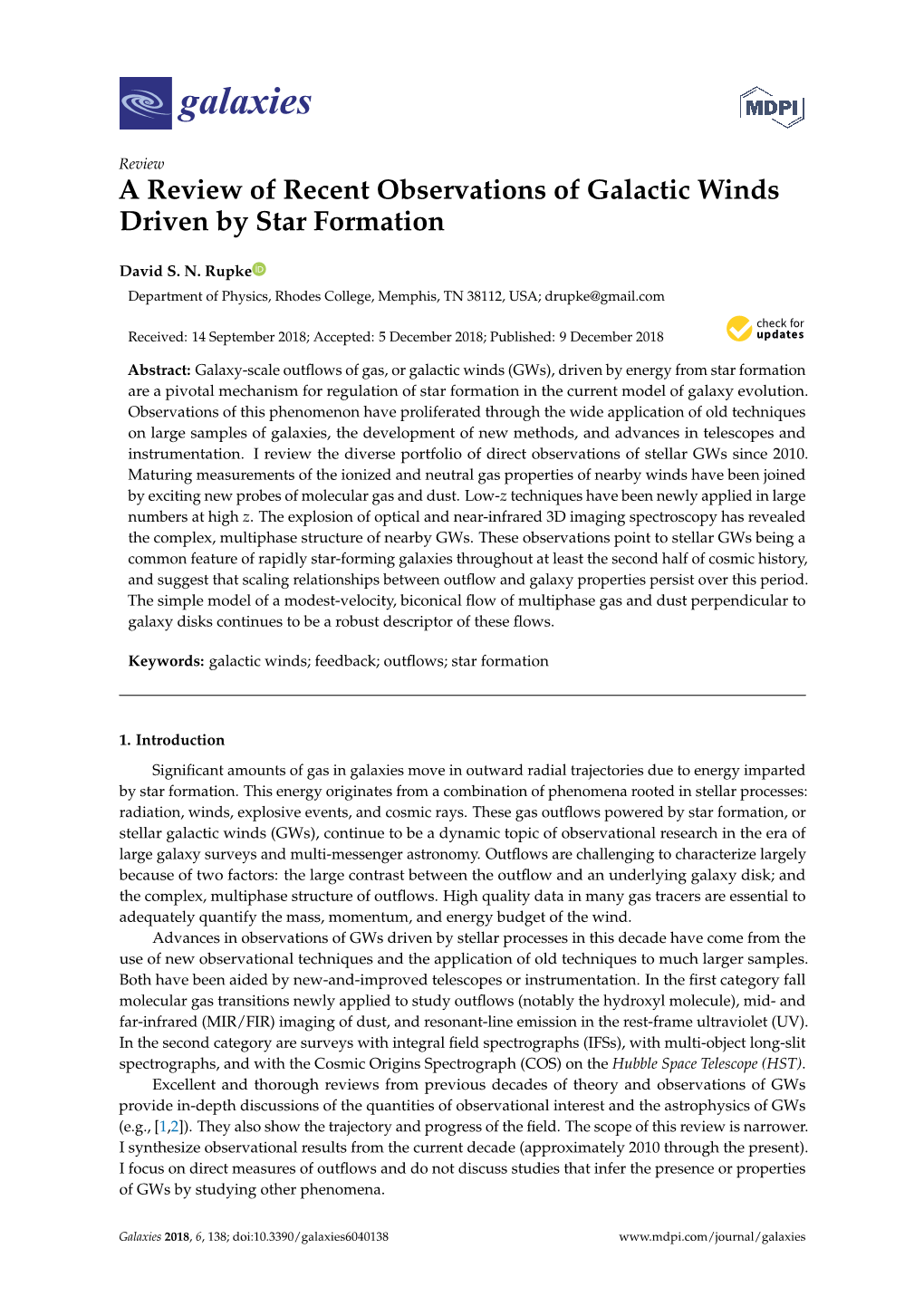 A Review of Recent Observations of Galactic Winds Driven by Star Formation