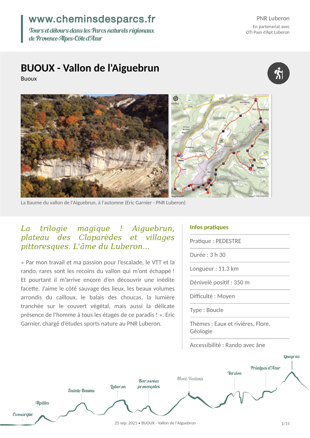 BUOUX - Vallon De L'aiguebrun Buoux