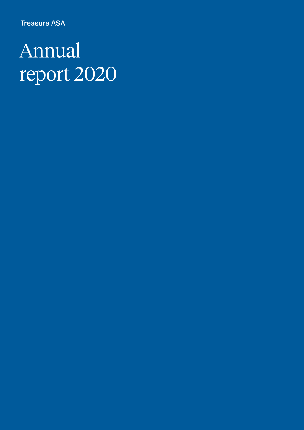 Treasure ASA Annual Report 2020 Group Directors’ Report