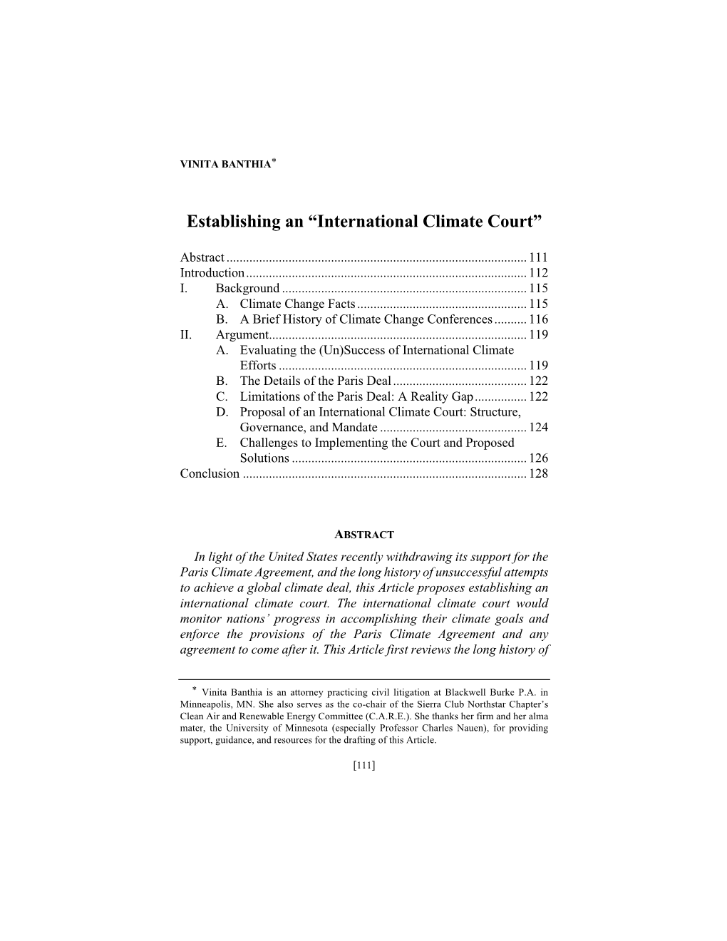 International Climate Court”