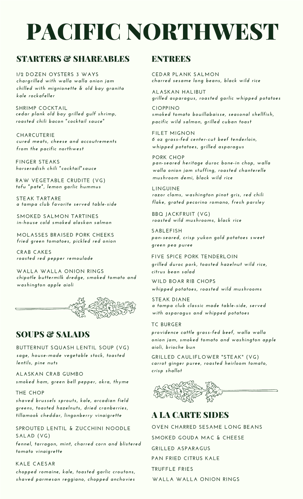 Dinner Menu2.21.21.Pdf