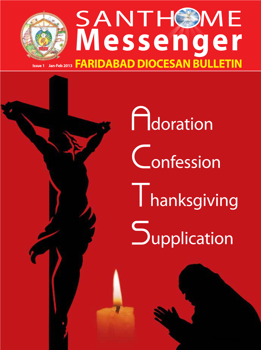 Messenger Issue 1 Jan-Feb 2013 Faridabad Diocesan Bulletin