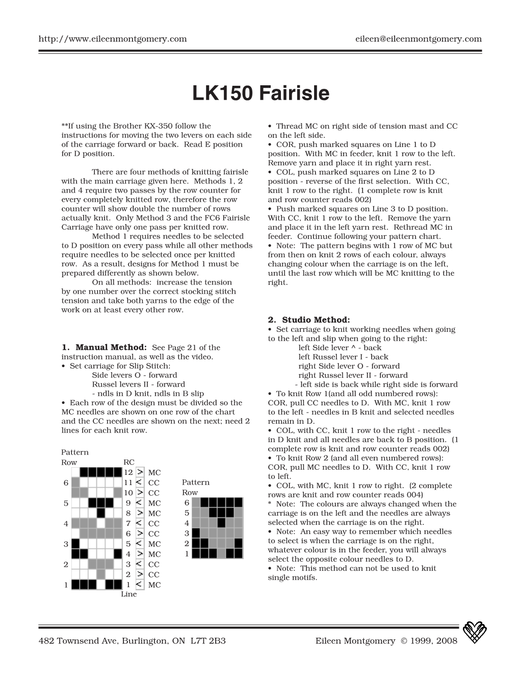 LK150 Fairisle