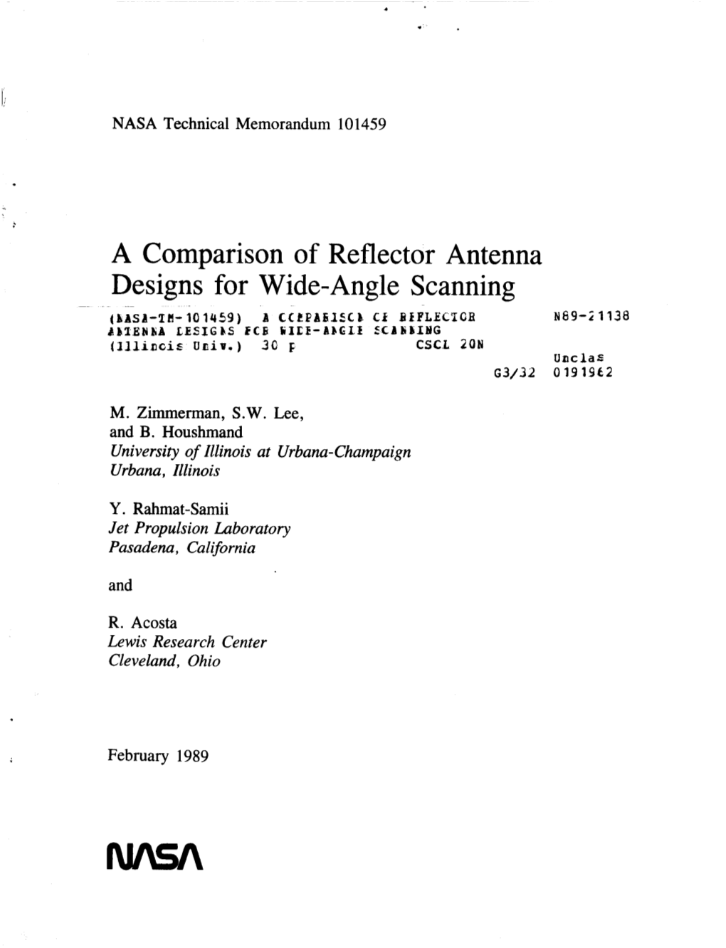 A Comparison of Reflector Antenna Designs for Wide-Angle Scanning