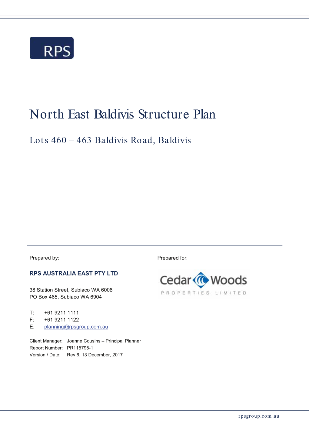 North East Baldivis Structure Plan
