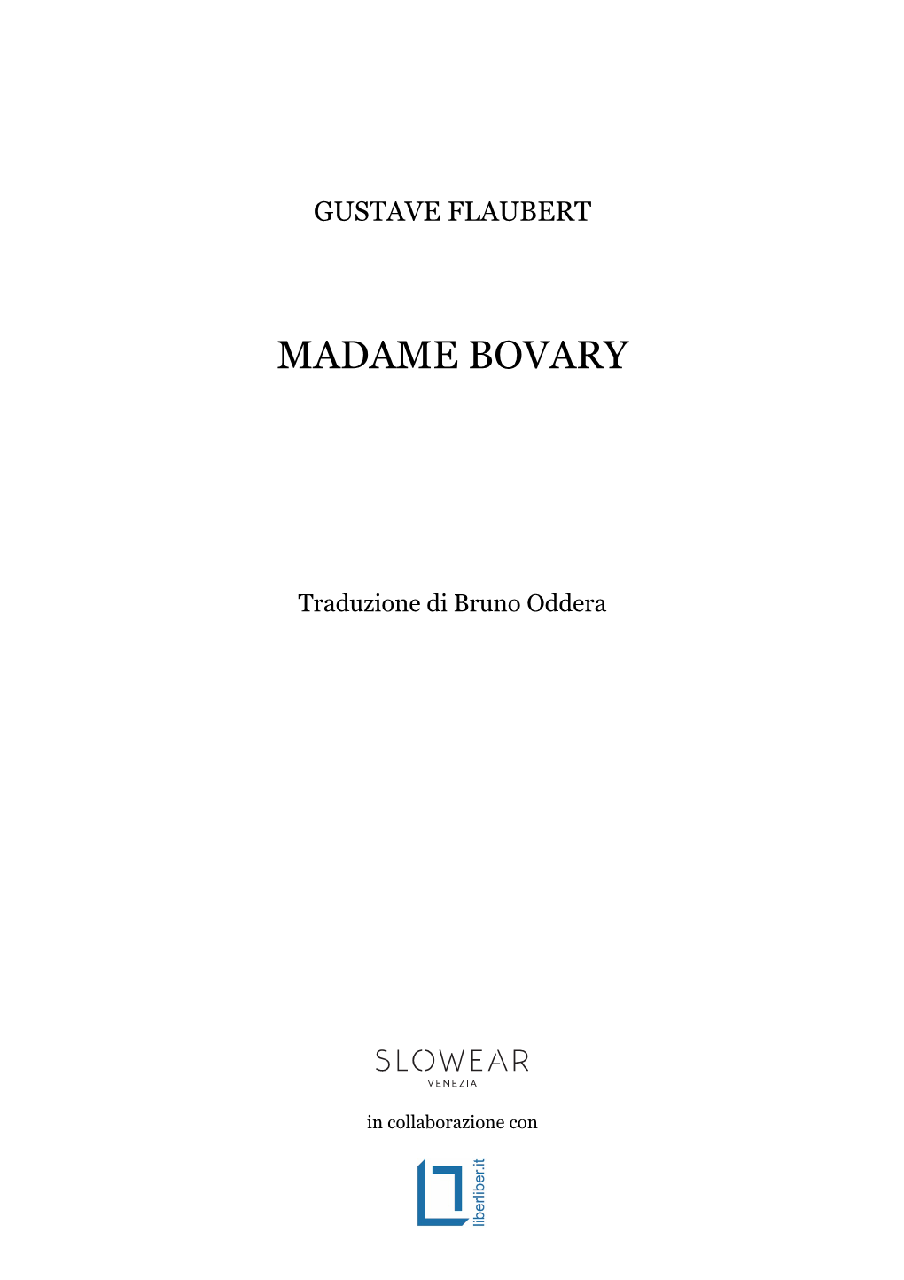 Madame Bovary