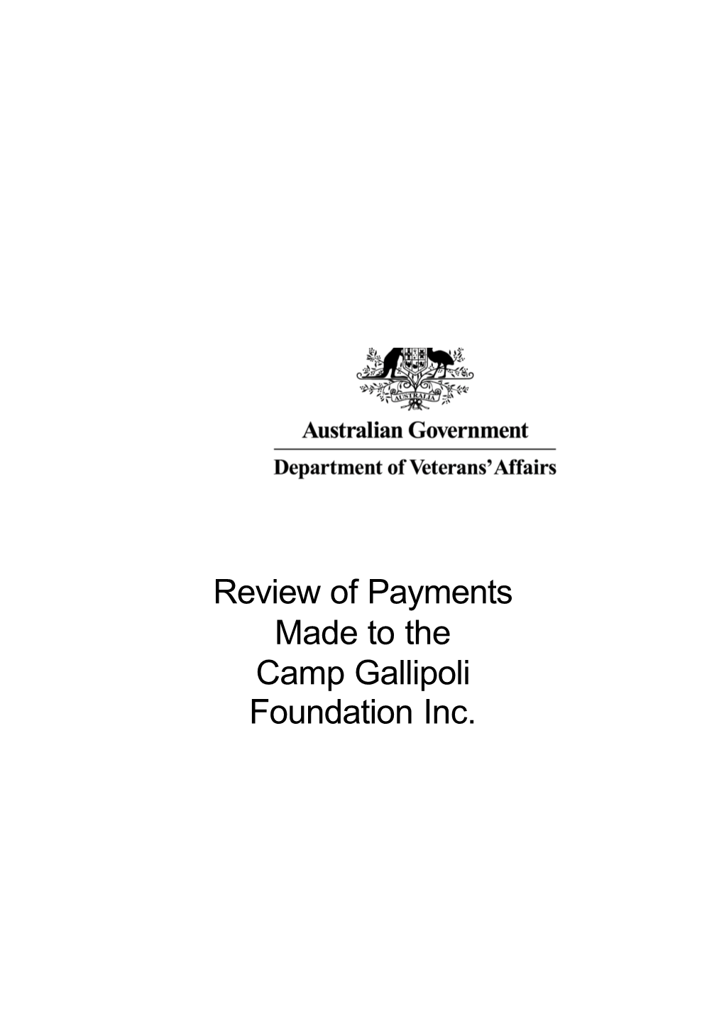 Review of Payments Made to The