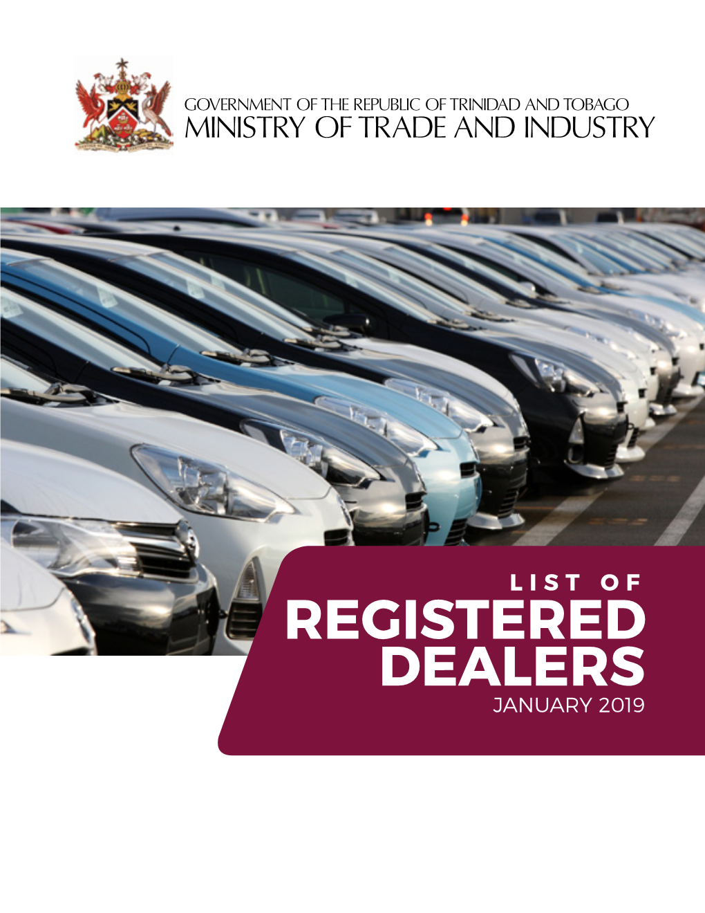 Registered Dealers January 2019 List of Registered Dealers #-A Dealer Company Name Company Address Reg