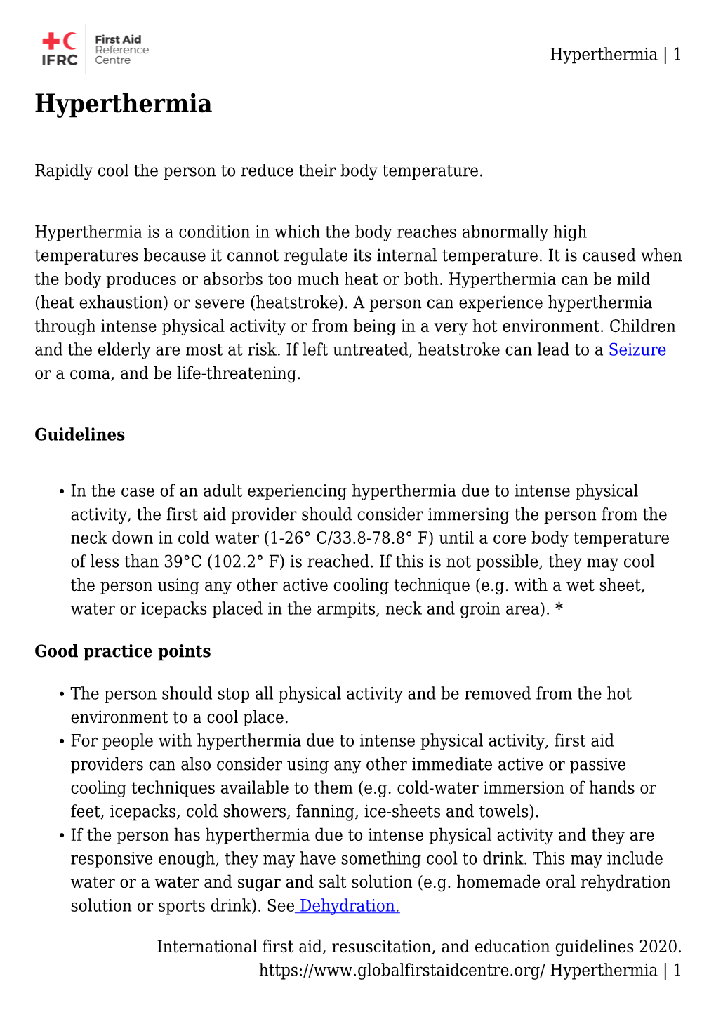 Hyperthermia | 1