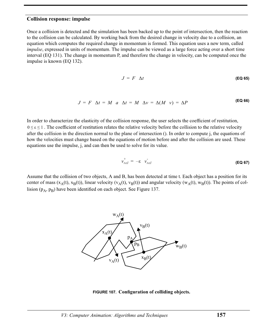 Collision Response: Impulse