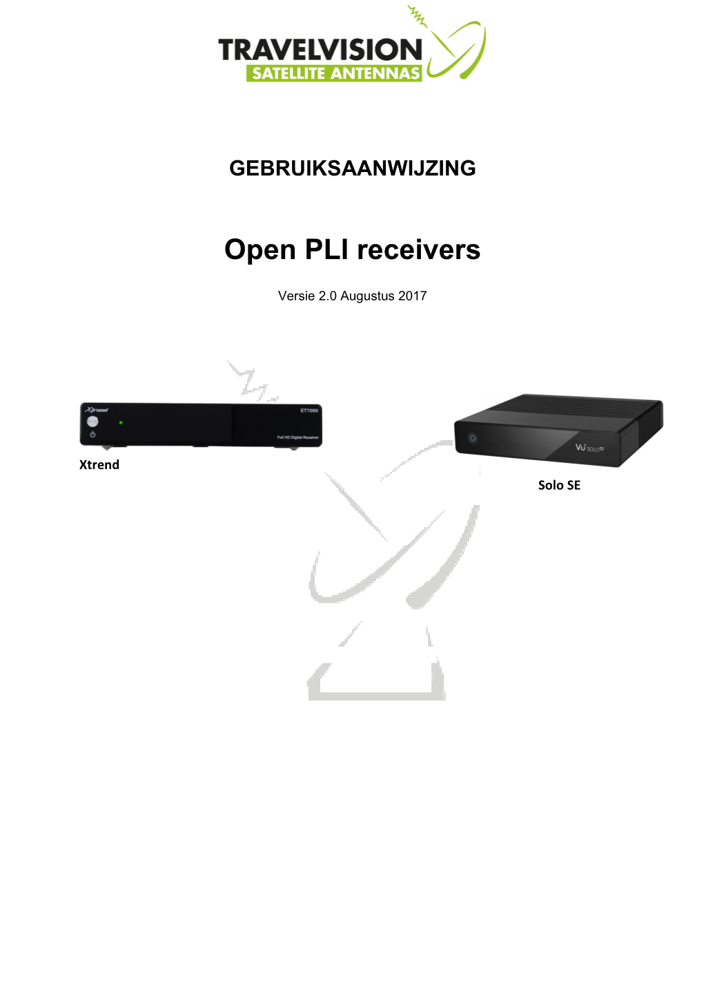 Handleiding Open PLI Versie 2