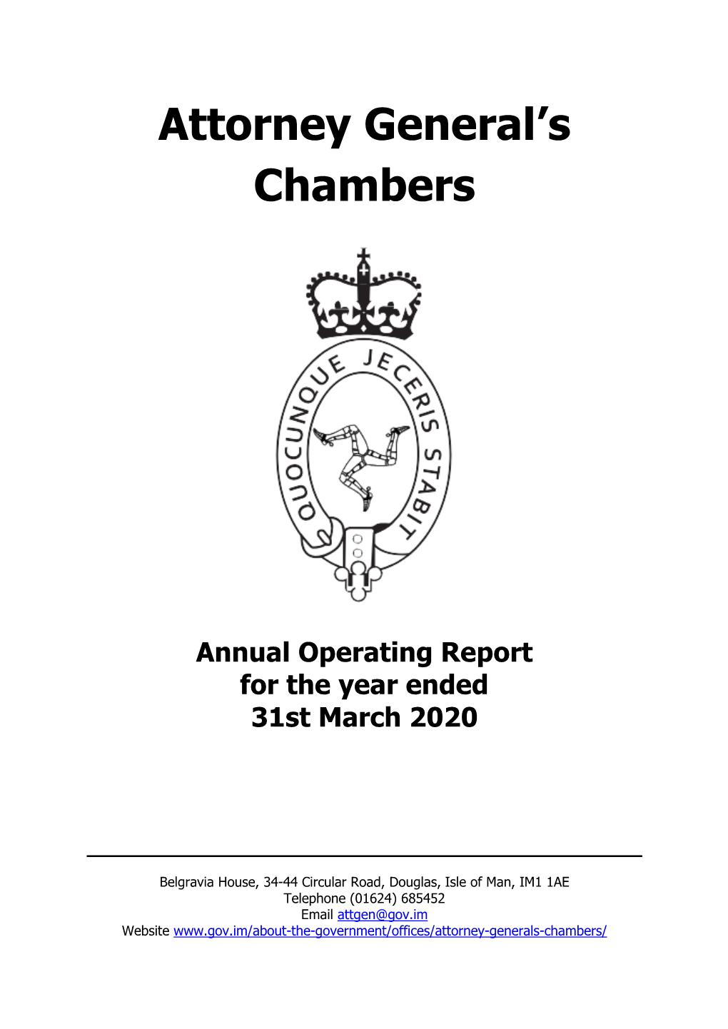 AGC Annual Operating Report for the Year