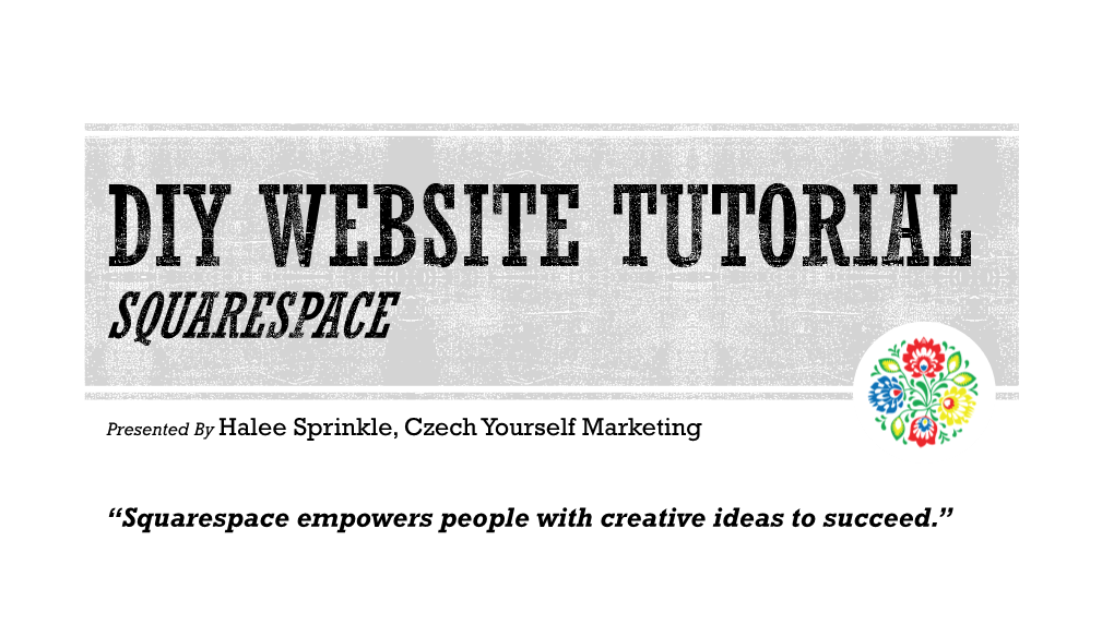 DIY Website Tutorial Squarespace