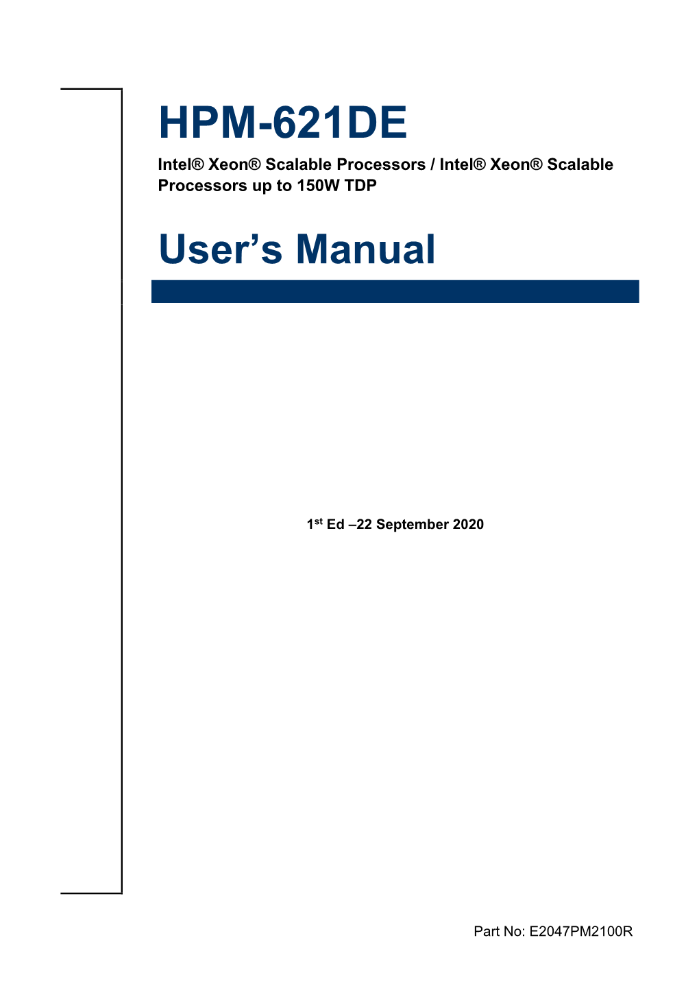 User's Manual