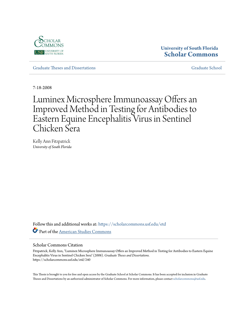 Luminex Microsphere Immunoassay Offers an Improved Method In