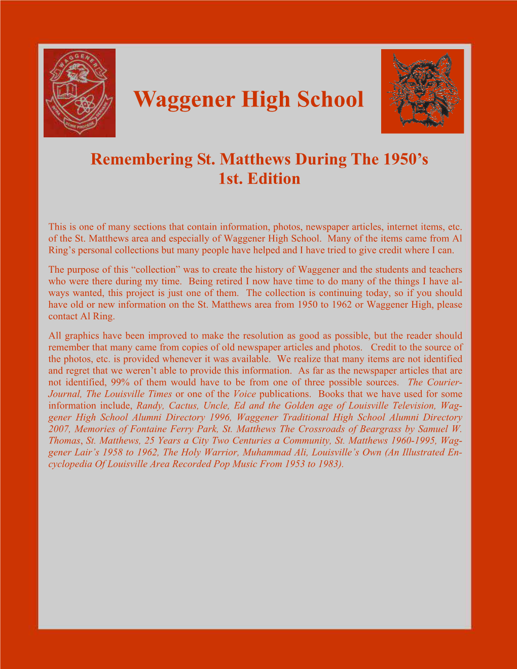 Waggener High School