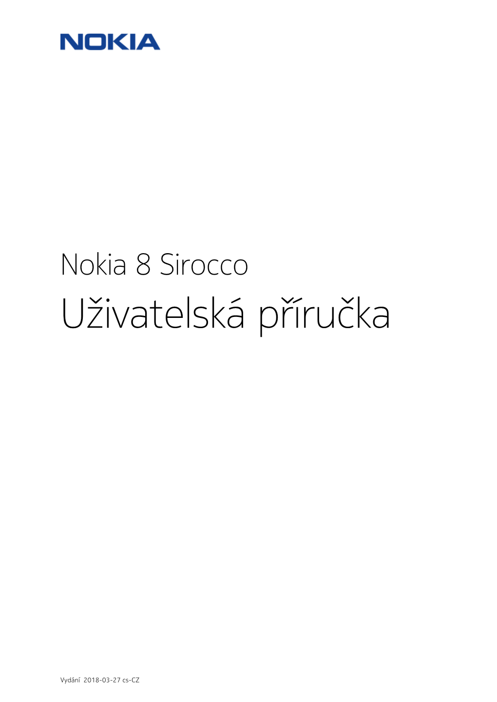Nokia 8 Sirocco Stáhnout