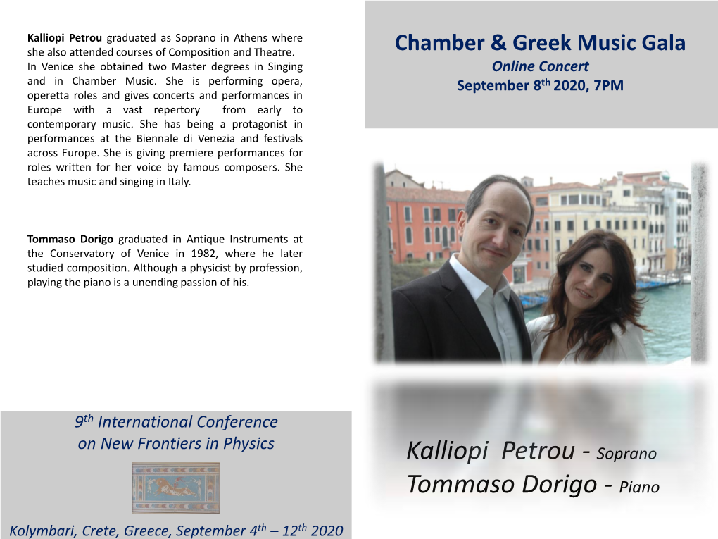 Chamber and Greek Music September 8Th 2020.Pdf