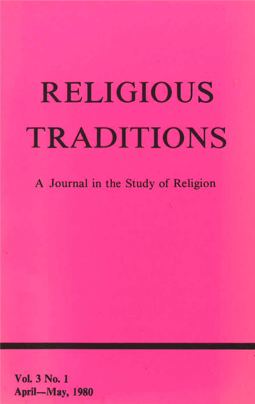 Religious Traditions