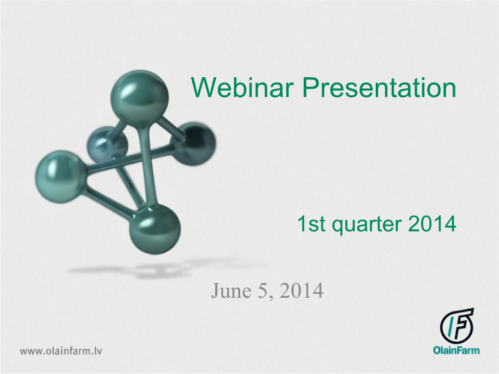 Webinar Presentation