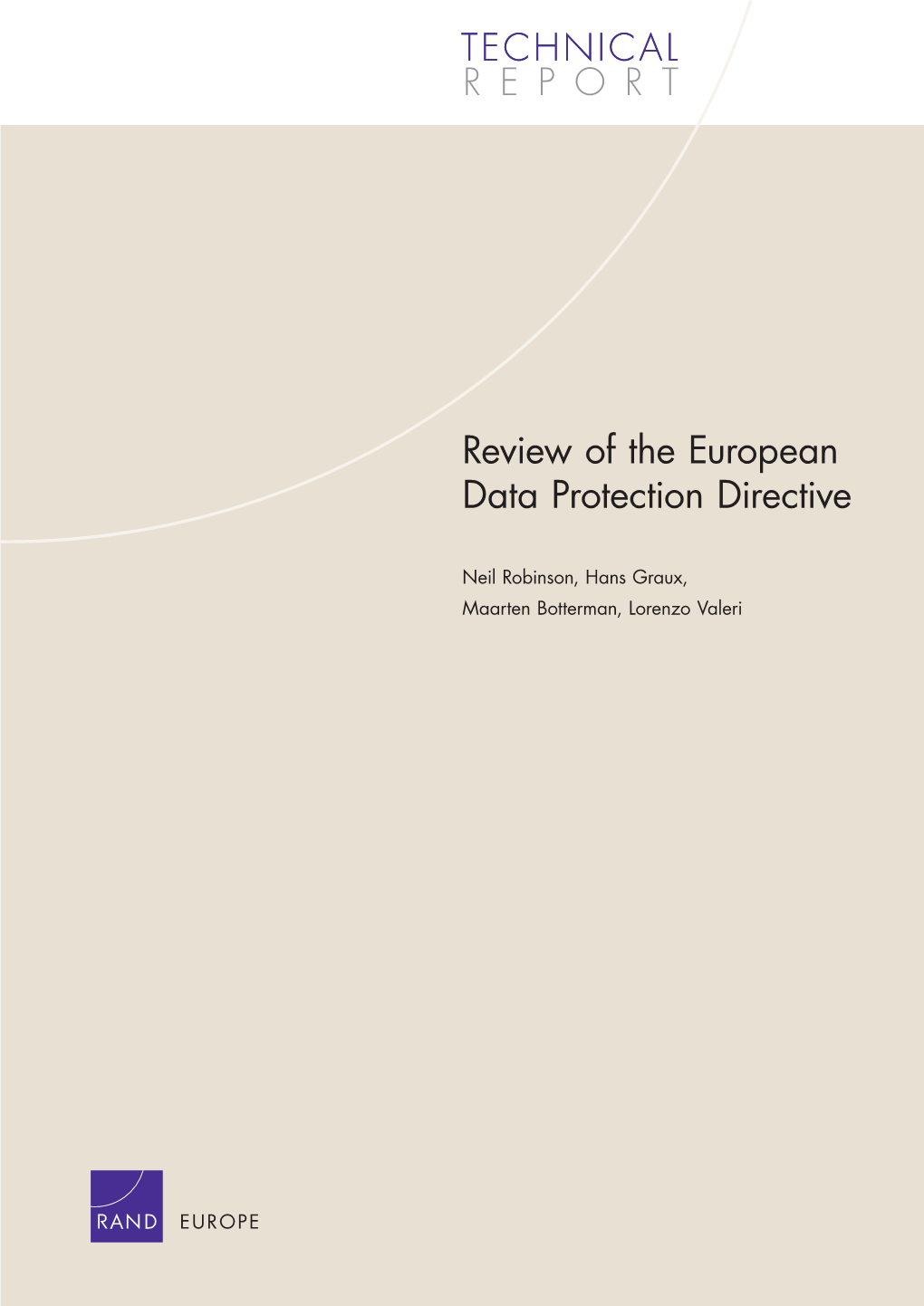 Review of the European Data Protection Directive