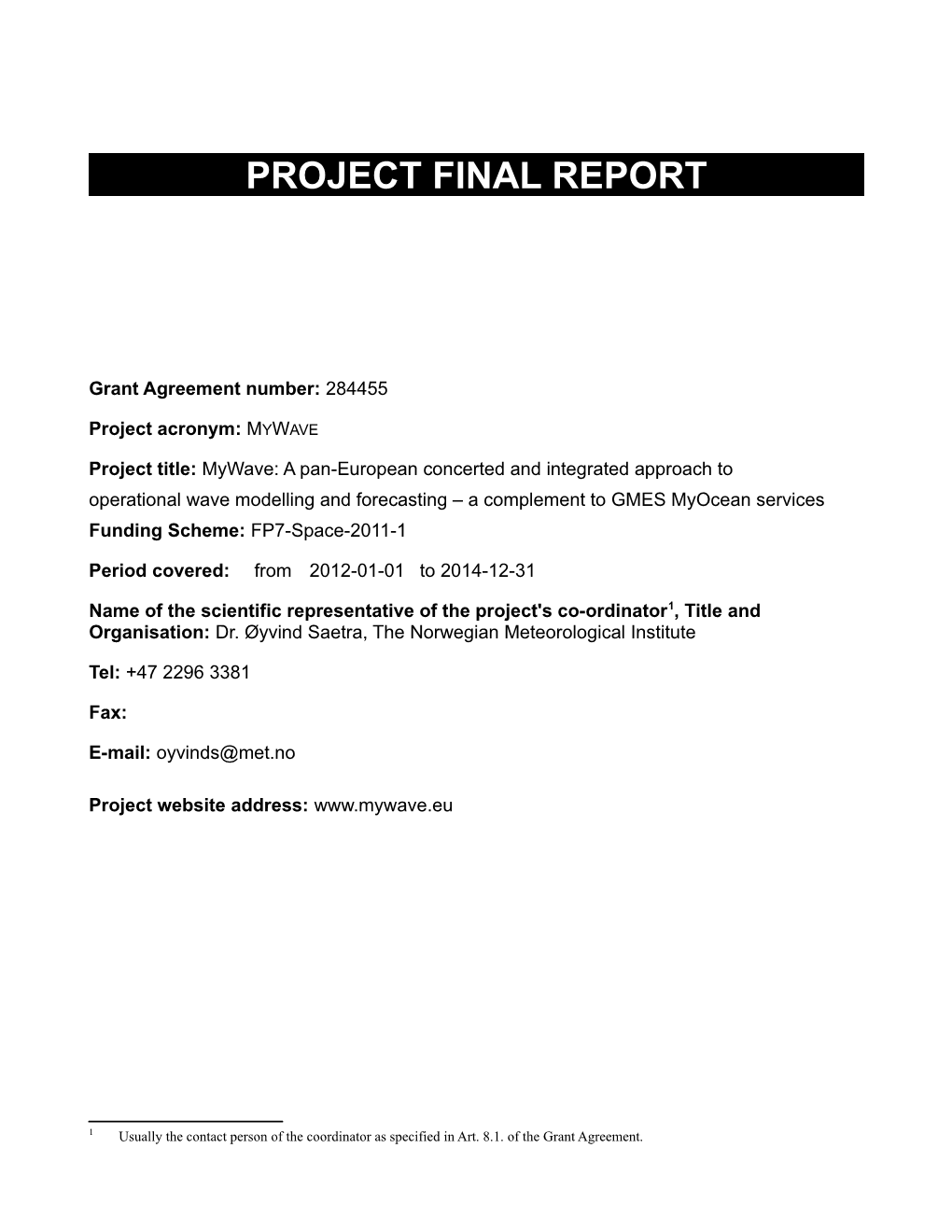 Project Final Report