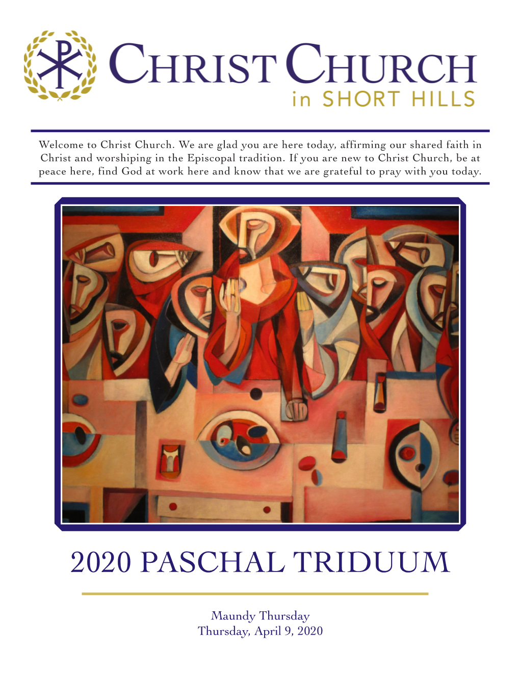 2020 Paschal Triduum