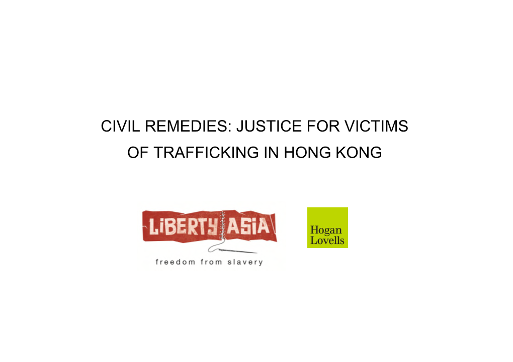 Justice for Victims of Trafficking in Hong Kong - 2