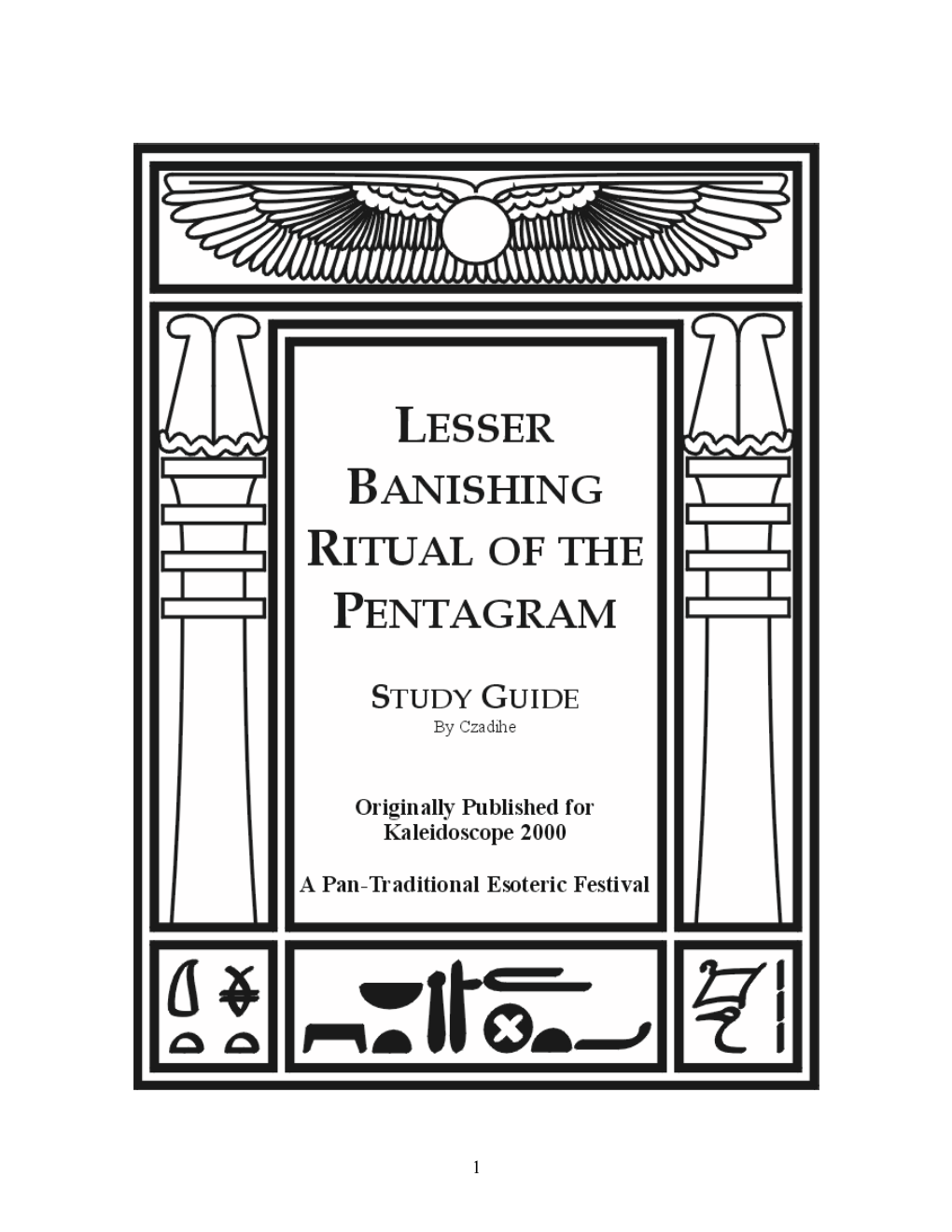 Lesser Banishing Ritual of the Pentagram Study Guide