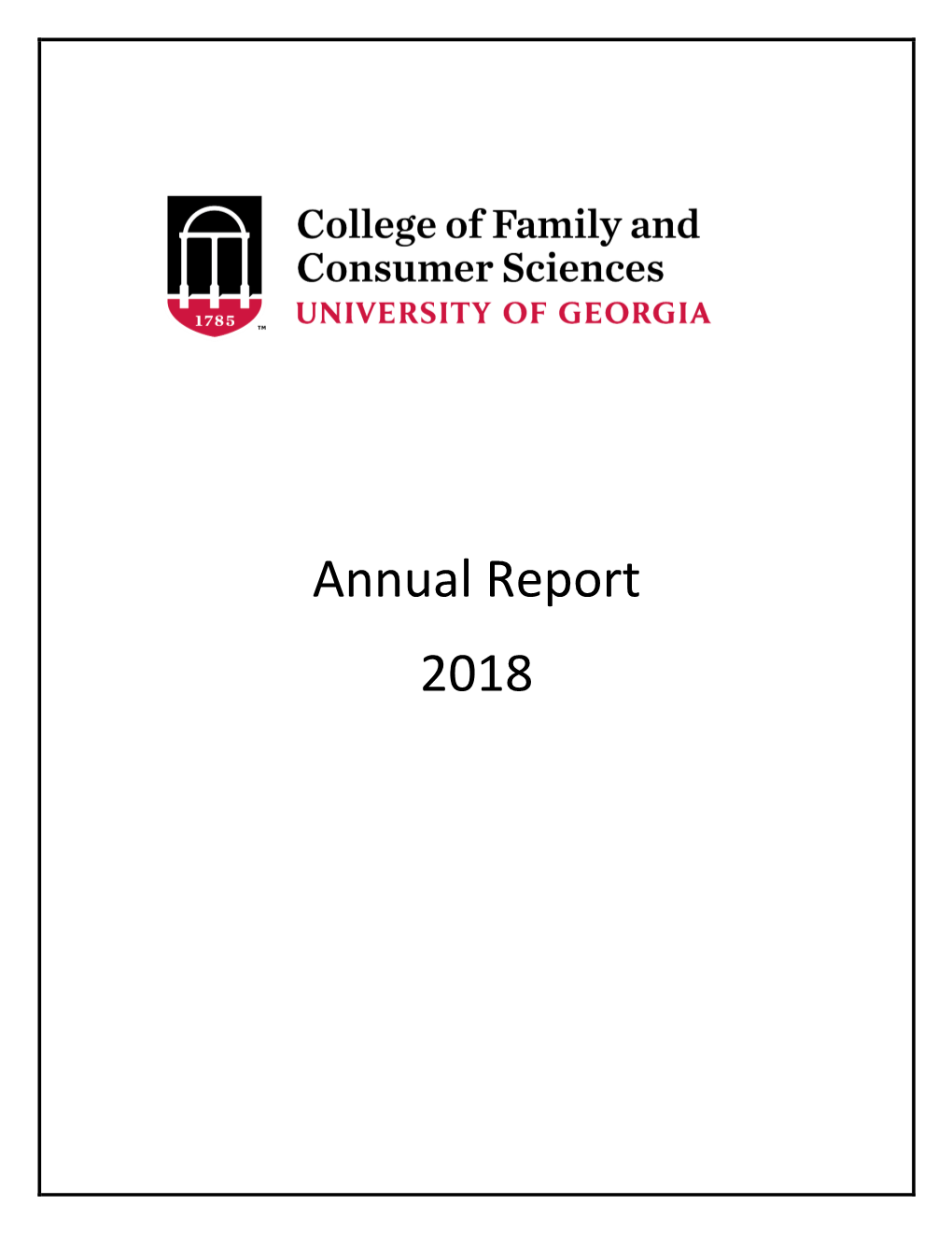 Annual Report 2018 Table of Contents