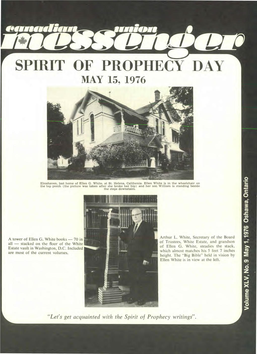 R SPIRIT of PROPHECY DAY I MAY 15, 1976