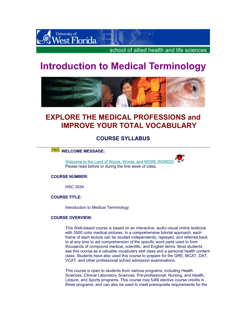 Introduction To Medical Terminology