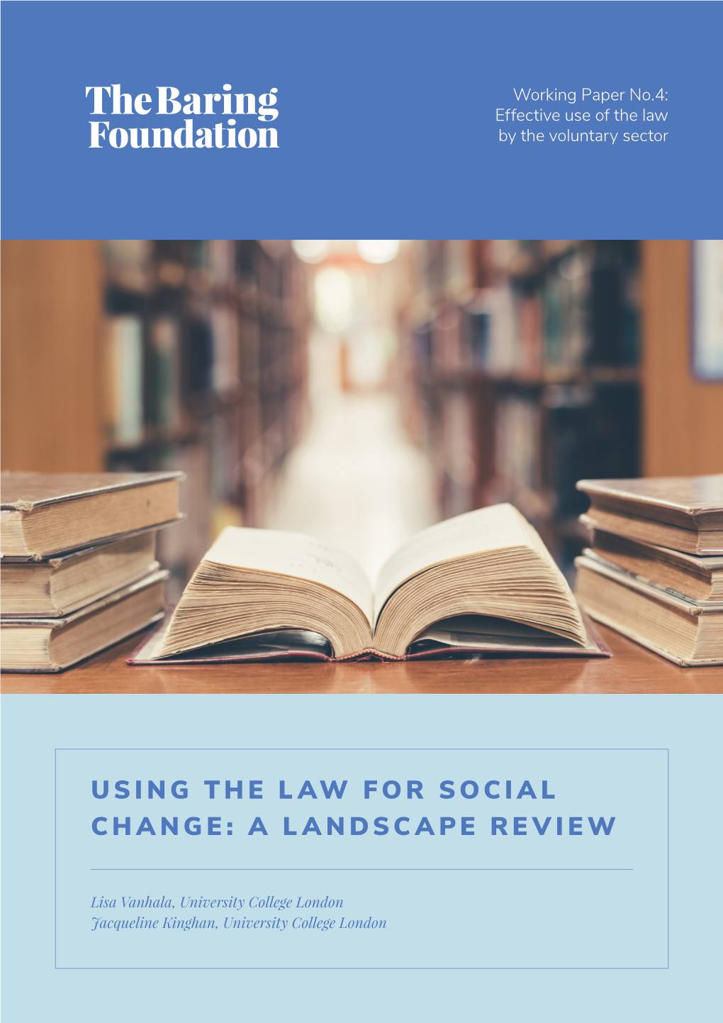 Using the Law for Social Change: a Landscape Review