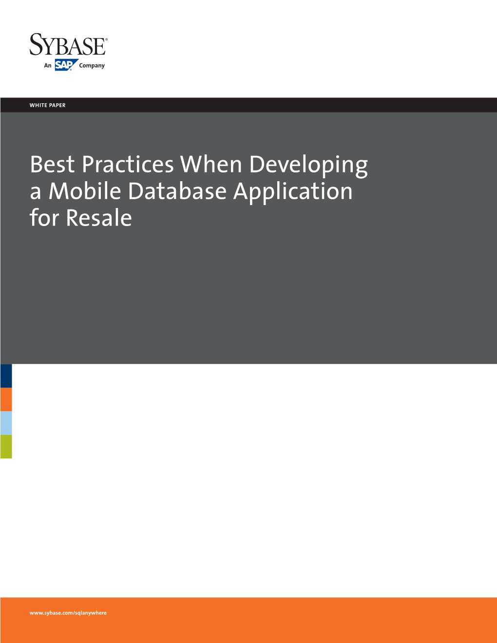 Best Practices When Developing a Mobile Database Application for Resale