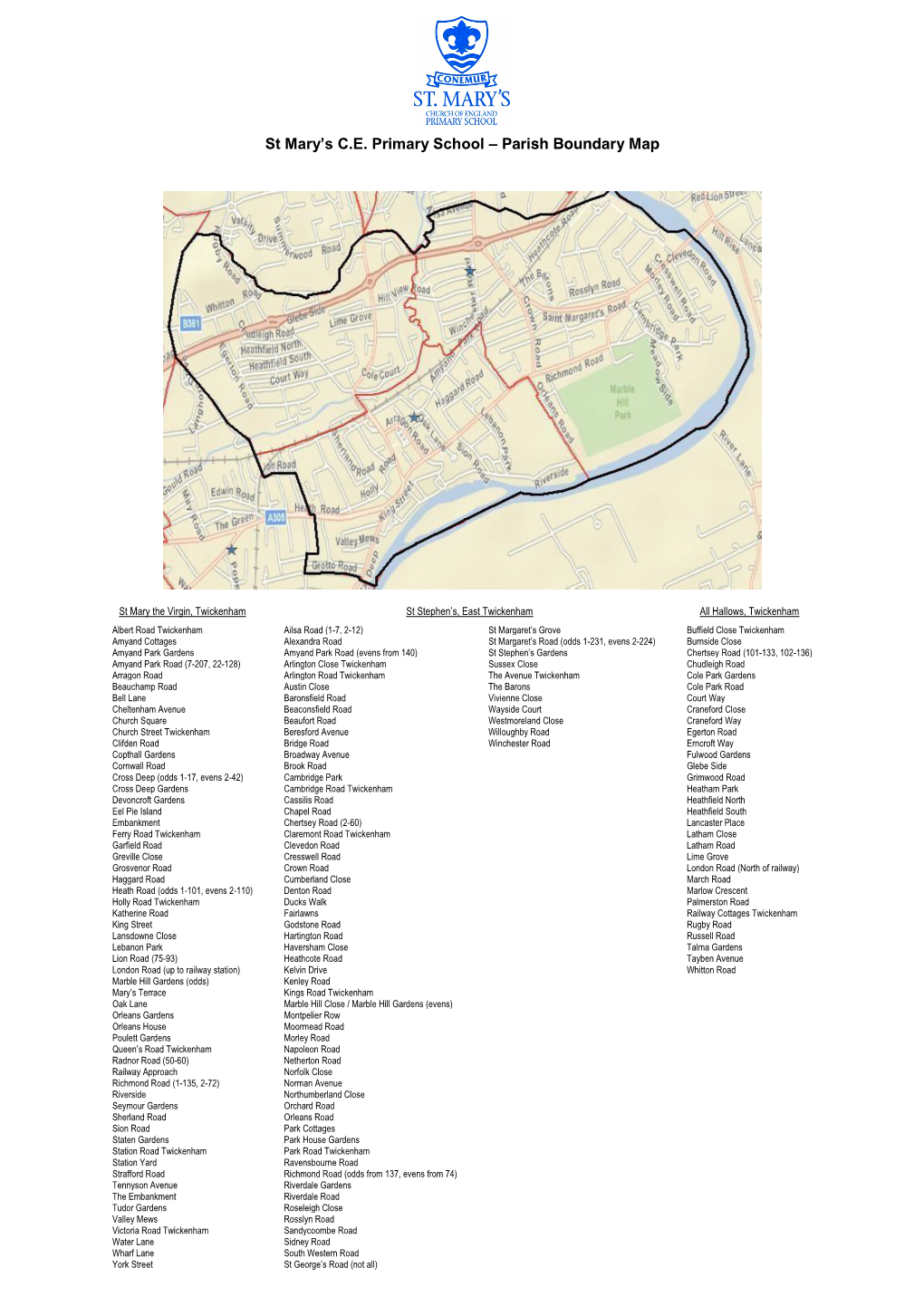 Parish Boundary Map