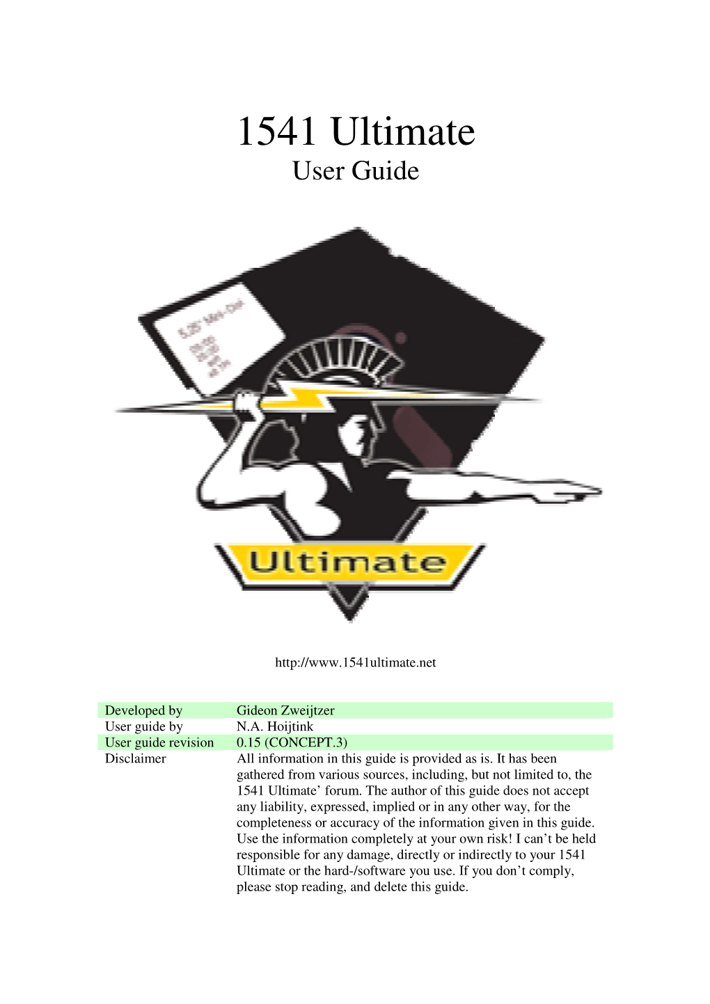 1541 Ultimate User Guide