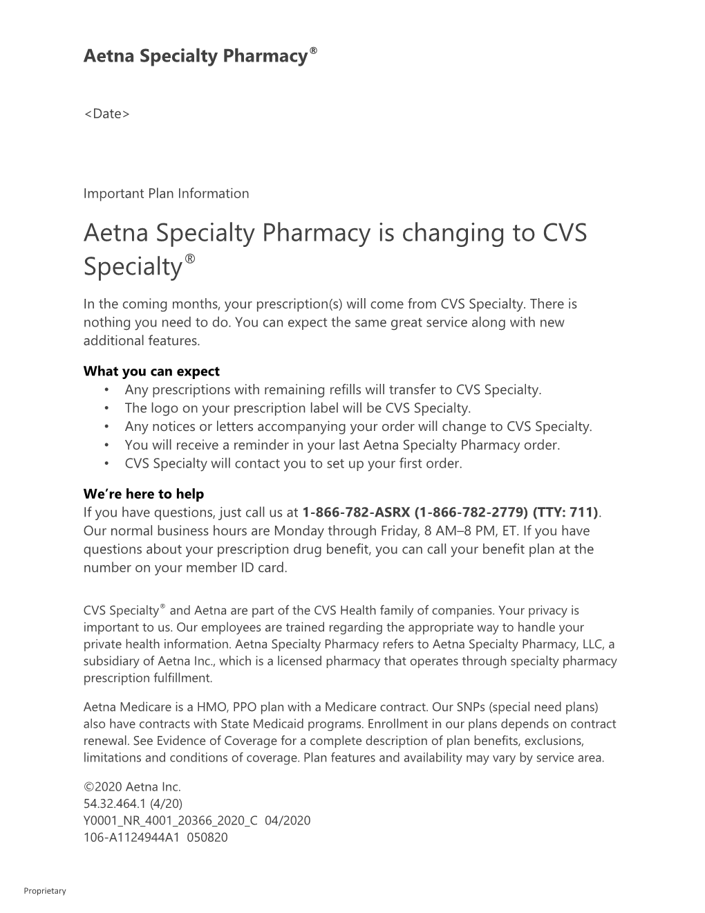 Aetna Specialty Pharmacy®