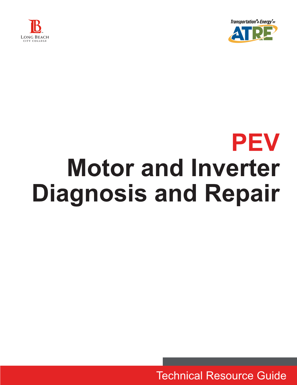 PEV Motor and Inverter Diagnosis and Repair
