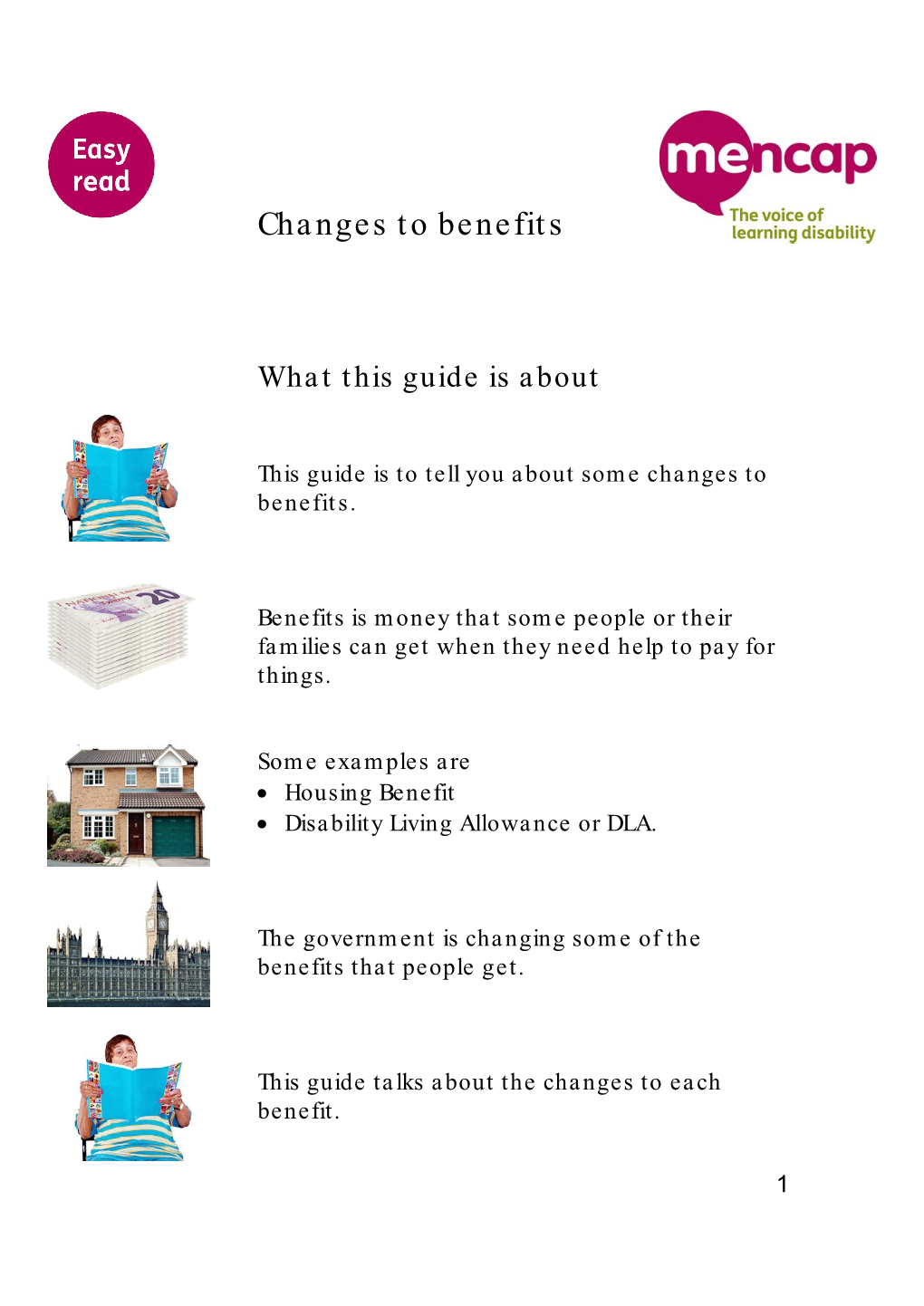 Changes to Benefits