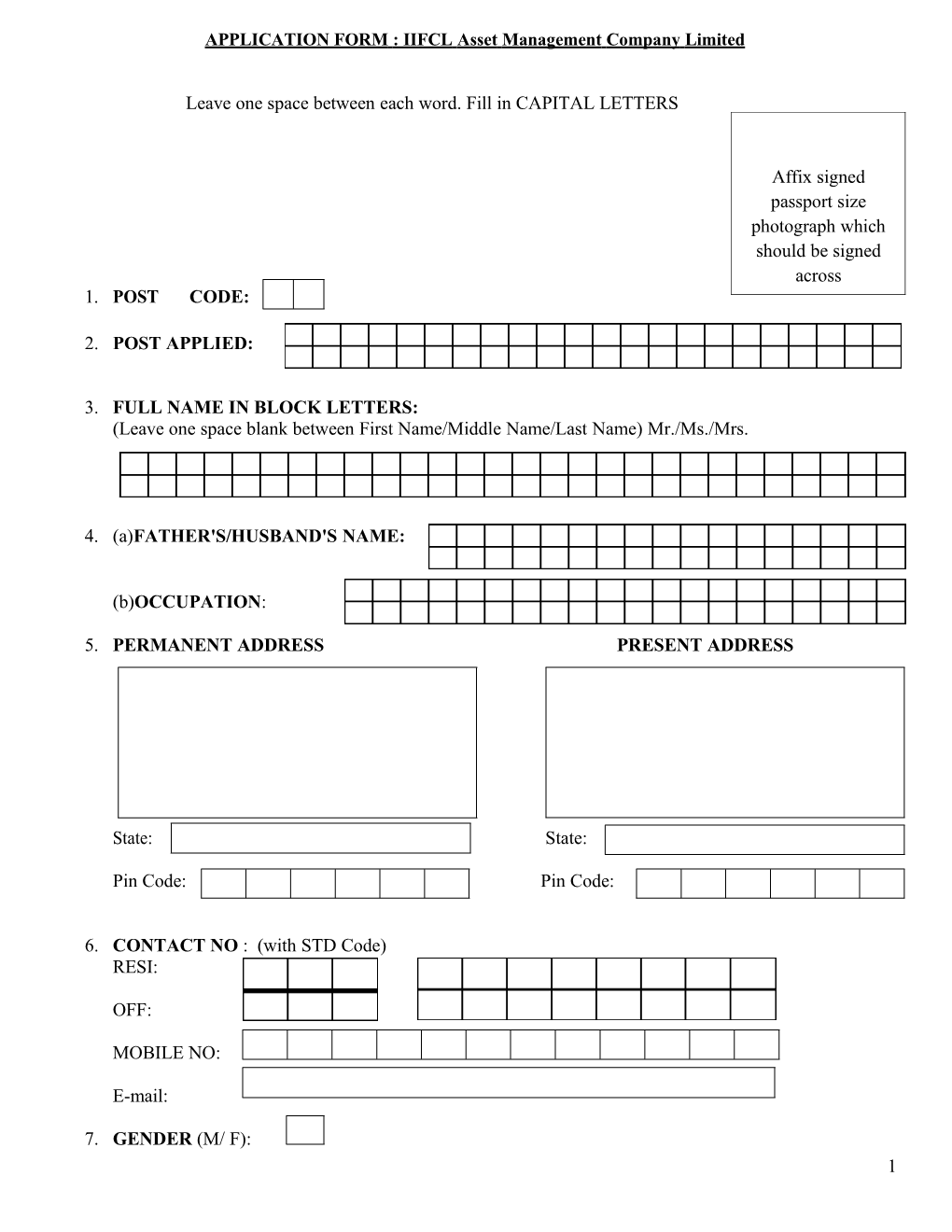 Advertisement for Calling Applications for the Post of Chief General Manager (Grade F )